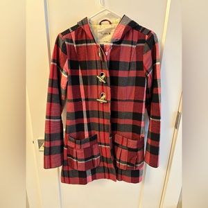 Hurley plaid jacket